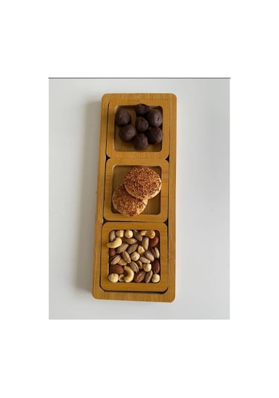 Bambu 3lü Sunum Seti Doğal Ahşap Sunum Tahtası Sosluklu Şık Servis Tabağı Çerezlik Lokumluk Kahvaltılık Kuruyemişlik Modern Sofralar İçin Estetik Ve Kullanışlı Sunum Tabak Seti Çok Renkli Bambu 3lü Sunum Seti Doğal Ahşap Sunum Tahtası Sosluklu Şık Servis Tabağı Çerezlik Lokumluk Kahvaltılık Kuruyemişlik Modern Sofralar İçin Estetik Ve Kullanışlı Sunum Tabak Seti Çok Renkli