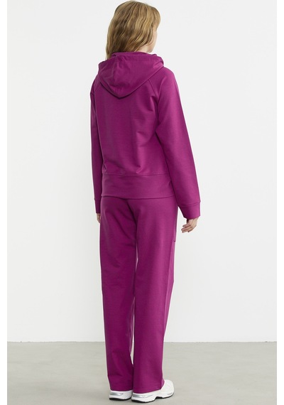 Sementa Kapüşonlu Oversize Eşofman Takım - Fuşya 001
