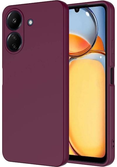 Kilifone - Xiaomi Uyumlu Redmi 13c - Kılıf İçi Kadife Koruyucu Mara Lansman Kapak - Koyu Mor