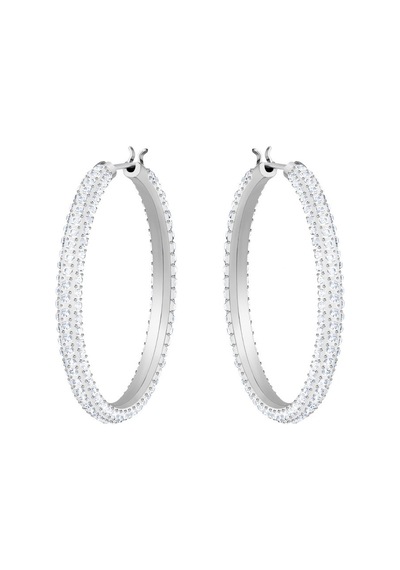 5389432 Swarovski Küpe Stone:Pe Hoop Cry/Rhs Gümüş