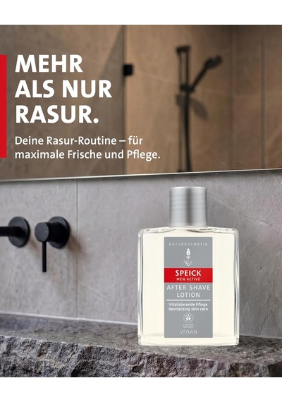 Men Active Tıraş Sonrası Losyon 100 Ml Ferahlatıcı Ve Canlandırıcı After Shave, Doğal Bitki Özü, Vegan, Hassas Ciltler İçin Bakım