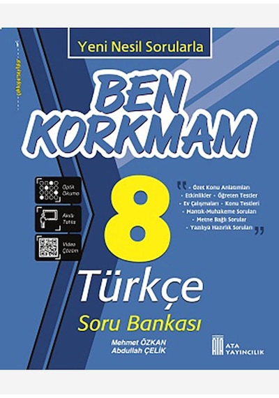 8.sınıf Ben Korkmam Türkçe-matematik-fen Bilimleri-tc İnkılap Tarihi Soru Bankası Seti