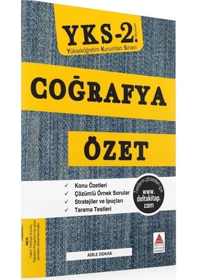 Delta Kültür Yks 2. Oturum Coğrafya  Özet