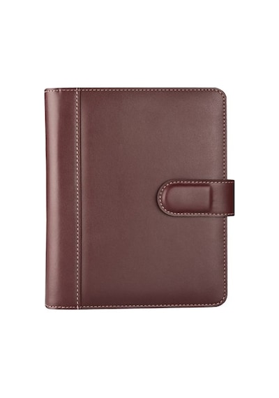 Organizer Ajanda Tarihsiz Çizgili 4 Halkalı 19.5x23 CM - Bordo