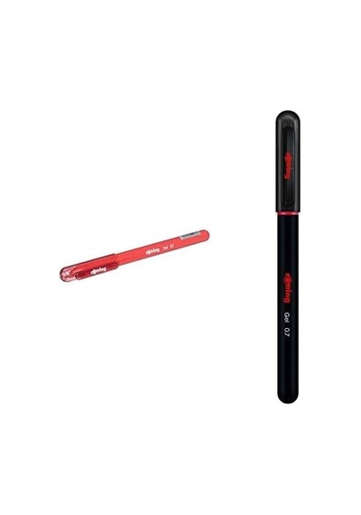 Ayrex Jel Kalem Seti Kırmızı + Siyah, 2x0.7mm Genel