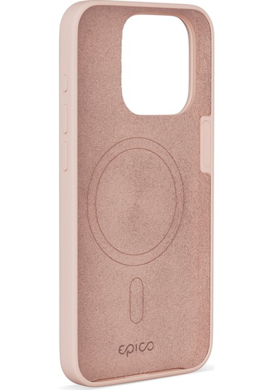 Epico Apple Uyumlu iPhone 15 Pro Max Mag+ Silikon Kılıf Pink Pembe
