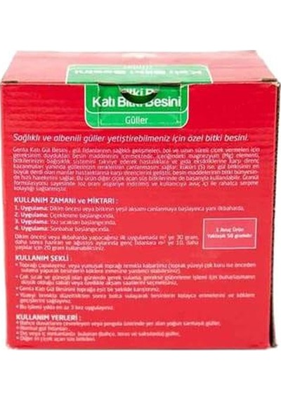 Genta Katı Gül Gübresi 1 Kg