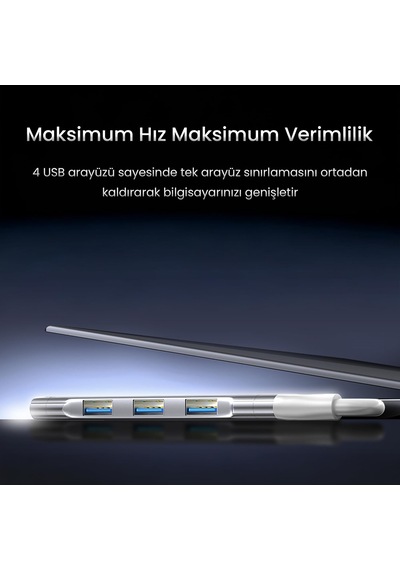 Usb 3.0 4 Port 3 Usb 2.0 Ve 1 Usb 3.0 Çoklayıcı Hub