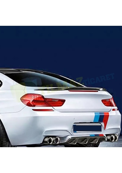 Bmw M Kaput Tampon Şerit Oto Sticker Yapıştırma Etiket Çıkartma