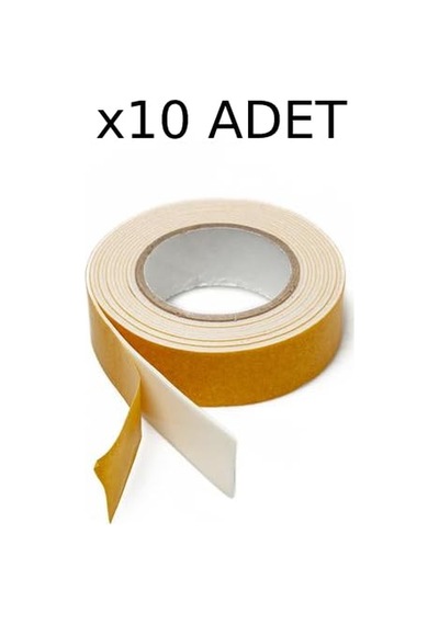 10 Adet Çift Taraflı Bant Güçlü Yapışkanlı Köpük Bandı Diğer