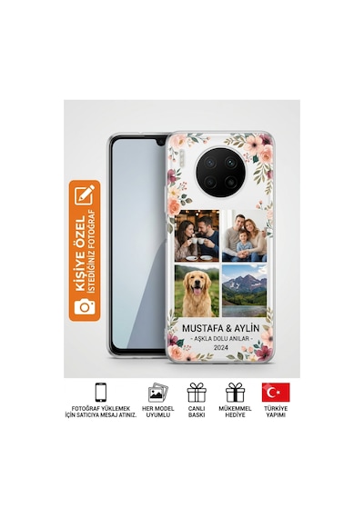 Redmi 14c Kişiye Özel Fotoğraflı Telefon Kılıfı Uv Baskılı Silikon Koruyucu Kılıf Siyah