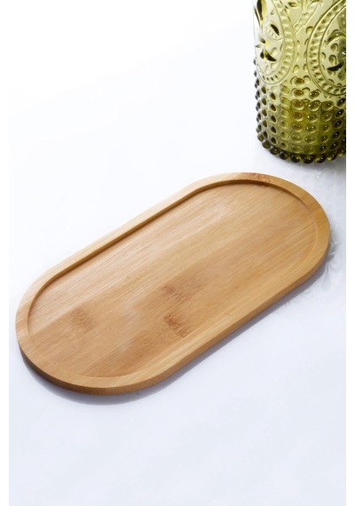 Bev Kitchen Bölmesiz Bambu Yağdanlık Altlığı Sunumluk Sku: Smg8690010564856 Açık Gri