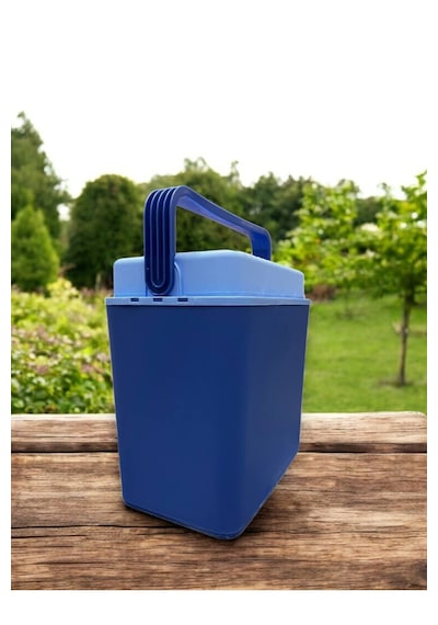 Blue Safari Buzluk 24 Lt Coolbox Taşınabilir Soğutucu Mavi - Yeşil