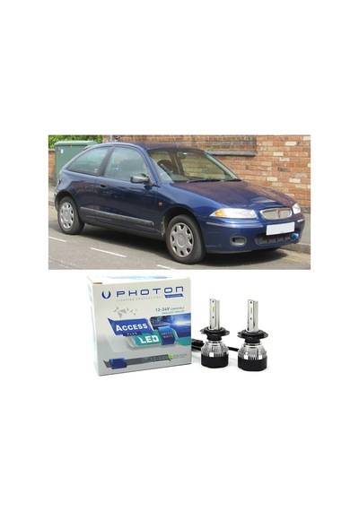 Rover 200 Led Xenon Uzun + Kısa Far Ampulü H4 Access Yeni Seri Beyaz