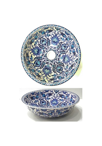 Can Seramik - El Yapımı Iznik Çini Lavabo