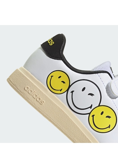 Adidas Advantage Smiley Cf C Unisex Çocuk Spor Ayakkabı Ih6251 Beyaz