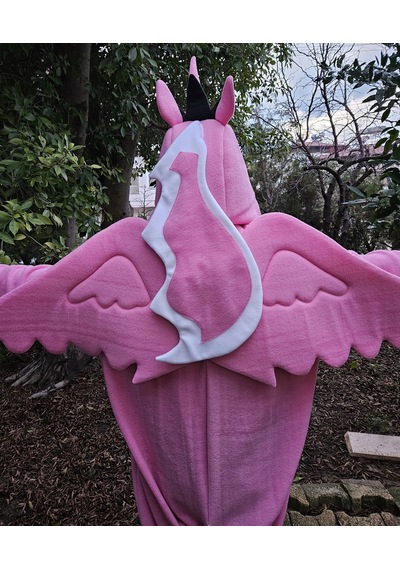 Unicorn Kostümü Yetişkin Unicorn Pijama Tulum Kostüm Pembe