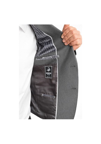 Plus Scorpion Erkek Blazer Ceket Twill Puntolu Kırlangıç Yaka 2 Düğmeli Çift Yırtmaçlı Slim Fit Füme Plus Scorpion Erkek Blazer Ceket Twill Puntolu Kırlangıç Yaka 2 Düğmeli Çift Yırtmaçlı Slim Fit Füme