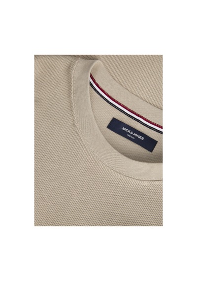 Jack & Jones Jprblualves Structure Sweat Crewneck Kahverengi