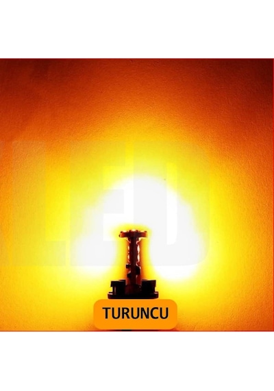 T10 Turuncu Canbuslu Park Ampulü 12 Led - 2'li Takım Standart