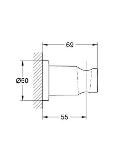 Grohe Rainshower El Duşu Askısı - 22117kf0 Gümüş