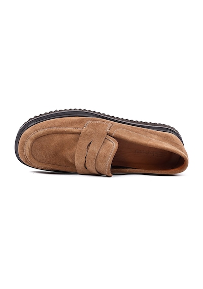 Shoetyle - Taba Süet Bağcıksız Erkek Günlük Ayakkabı 666-5914666-5914-1642