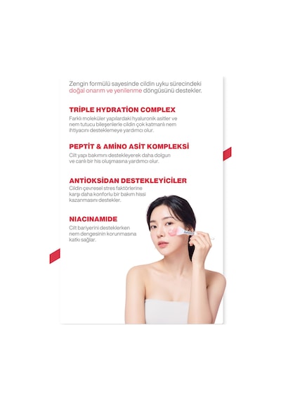 Leke Karşıtı Aydınlatıcı Onarıcı Astaxanthin İçeren Soyulabilen Gece Maskesi 80ml
