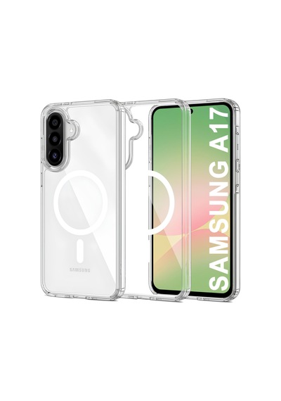 Samsung Galaxy Uyumlu A17 Şeffaf Magsafe Kılıf Mtl Safe