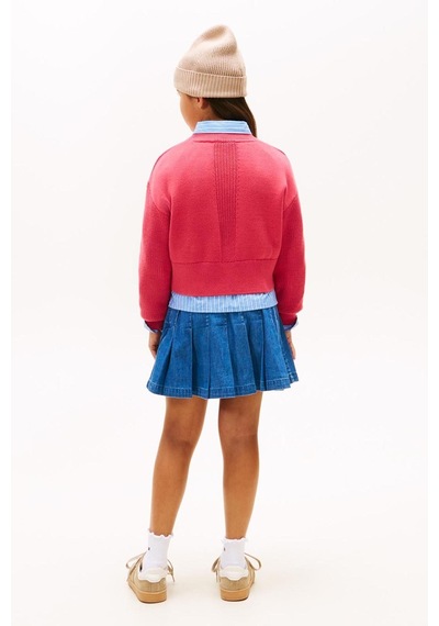 Tommy Hilfiger Kız Çocuk Triko Kg0kg08921 Pembe