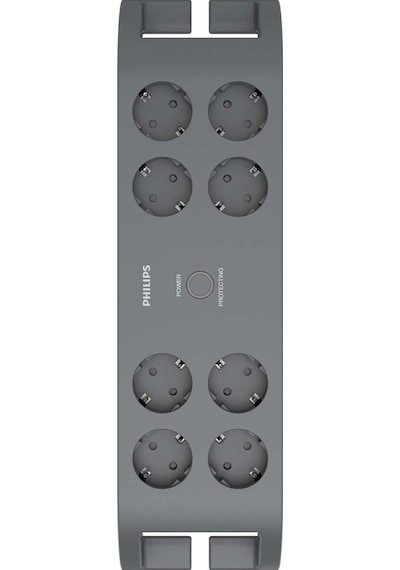 Philips Spn3180a/62 Akım Korumalı Priz 8'li 2m 900j Çocuk Güvenliği Çıkışı 2 M