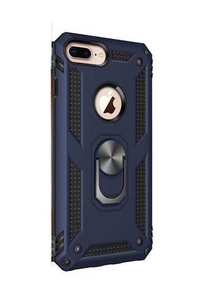 Teleplus Apple Uyumlu iPhone 7 Plus Kılıf Vega Standlı Yüzüklü Mıknatıslı