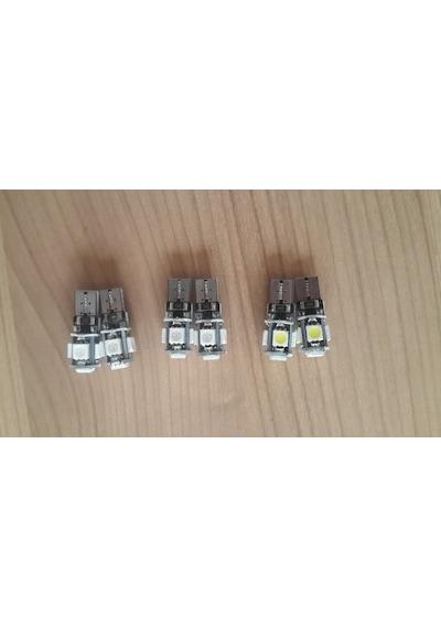 Canbus Obc Cipli Dipsiz Park Lambası Led Ampul T10 Söket 1 Çift