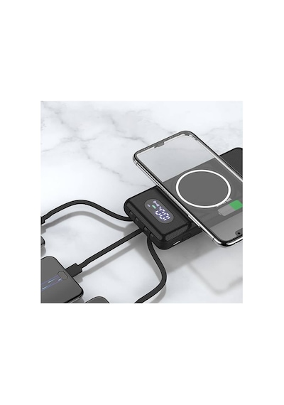 10.000 Mah Taşınabilir Hızlı Şarj Aleti/wireless Powerbank W01 Evimdeyokyok