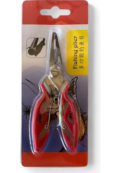 Shufa Çok Amaçlı Ufak Balıkçı Pensesi 12.5cm Kırmızı