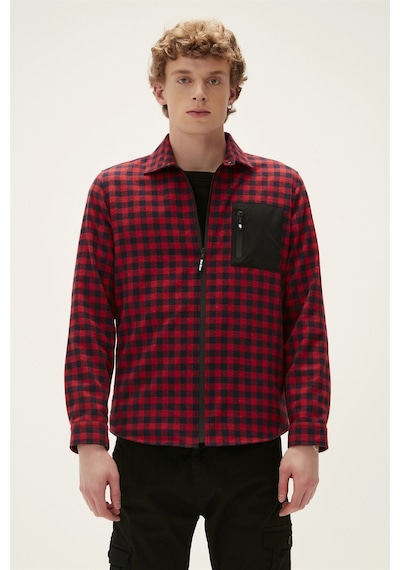 Bad Bear Liam Shirt Erkek Gömlek-25075 Kırmızı