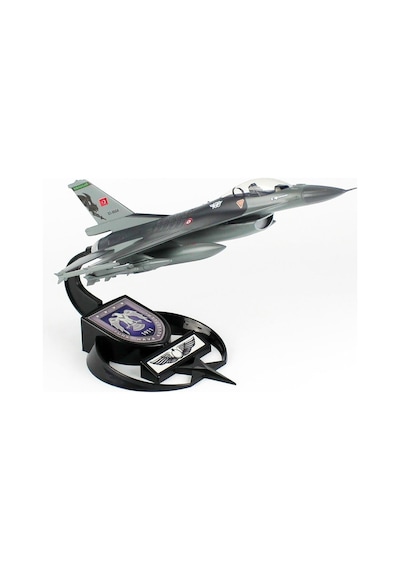 Akbamodel 1/48 F-16 Yarasa Filo Muharip Savaş Uçağı, Sergilemeye Hazır Standlı Model