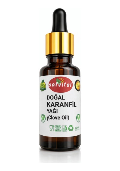 Safvital Karanfil Yağı 20 Ml Yoğun Aromatik Bakım Yağı Masaj Cilt Saç Ve Ferahlatıcı Deneyim İçin