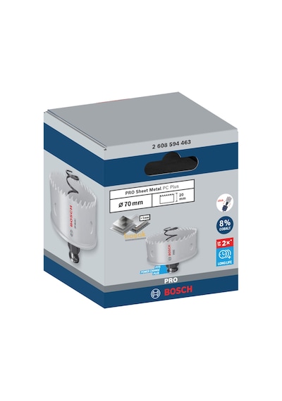 Bosch Pro 70 Mm Yaylı İnox Ve Çelik Kesim Panç 2608594463