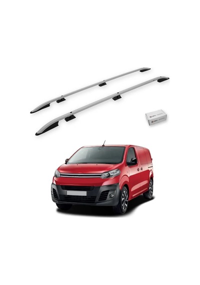 Turtle Citroen Dispatch Mk3 2017-2025 / Orta Şasi Tavan Çıtası Crown Gri