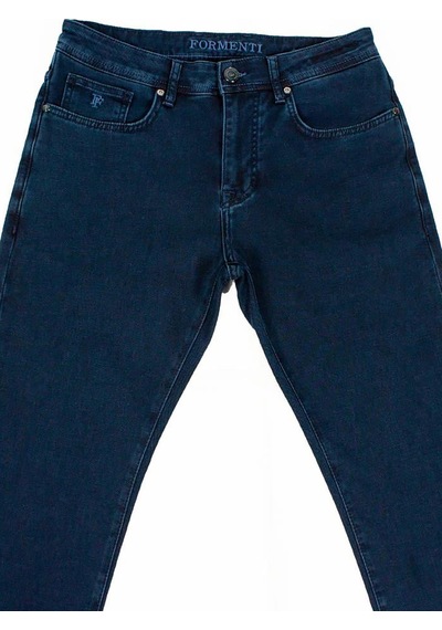 Formenti Erkek Regular Fit Normal Kesim Likralı Kot Pantolon 6fsp-1672 Mavi