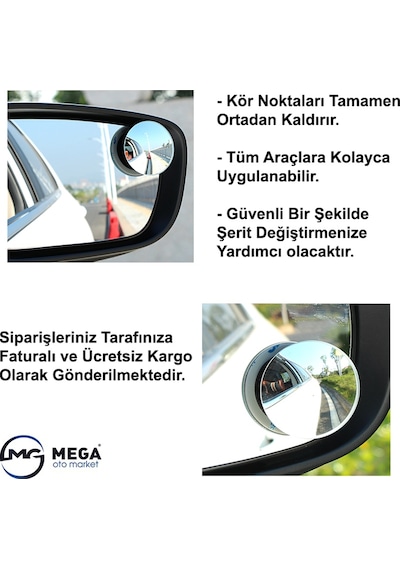 Oto Kör Nokta Ayna Prizmatik Ayna Araba Aynası
