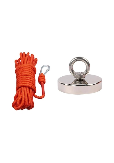 Magnet Fishing, 60Mm Halatlı Güçlü Neodyum Mıknatıs Seti
