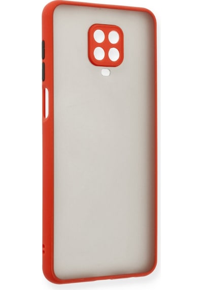 Note 9 Pro Kılıf Montreal Silikon Kapak - Kırmızı