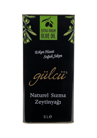 Gülcü Erken Hasat Soğuk Sıkım Natural Sızma Zeytinyağı Teneke 5 L Gülcü Erken Hasat Soğuk Sıkım Natural Sızma Zeytinyağı Teneke 5 L