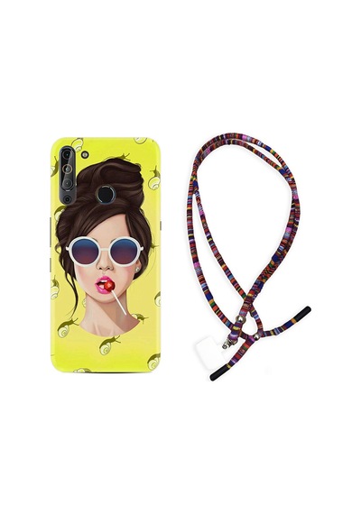 Casper Via X20 Kılıf Rasta Boyun Askılı Lollipop Woman 1416