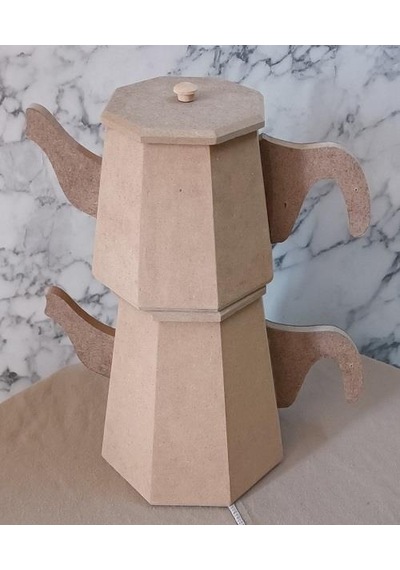 1448bng90229hobi Adn Dekoratif Çaydanlık Cnc Kesim Ahşap Mdf Ham Model El Yapım Ahşap