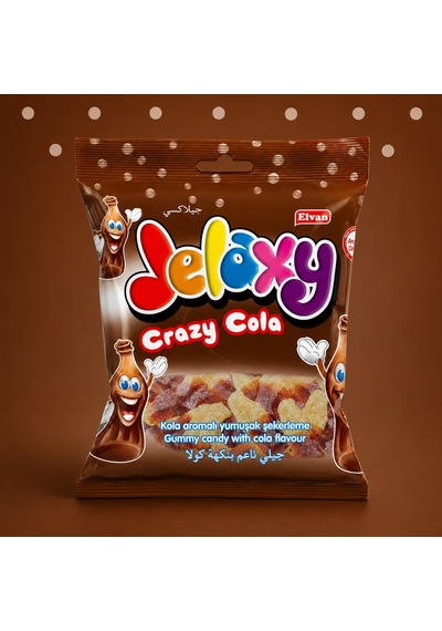 Jelaxy Cola Kola Yumuşak Şeker 20 Gr. 24 Adet 1 Kutu