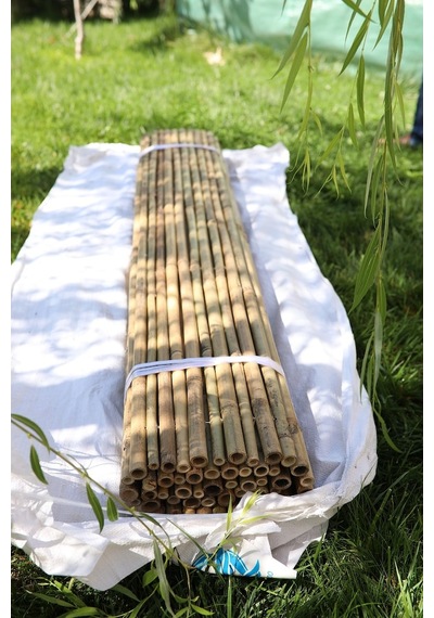 150 Cm X 200 Cm Bambu Çubuk Çit / Paravan / Bahçe Çiti