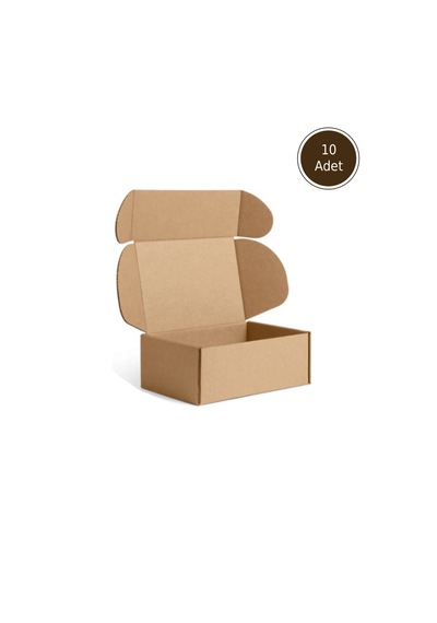 30x20x10 Cm E Dalga E-ticaret Karton Kutu , Kargo Kutusu 10 Adet