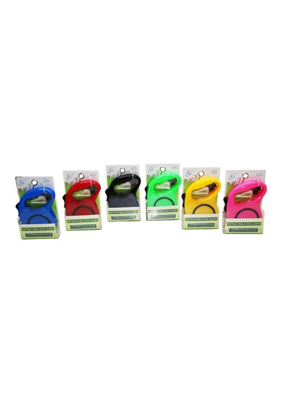 3mt Köpek Tasması Makaralı Retractable Dog Leash Pet Shop Bx40
